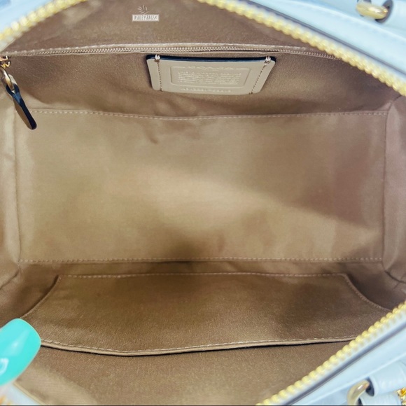 Coach Rowan Satchel In Signature Canvas With Mystical Floral Print - Picture 8 of 12